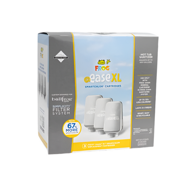 FROG® @ease XL SmartChlor Cartridge 3‑Pack for Bullfrog® Spas – Simplicity Series (2019+) – part #01-14-3287